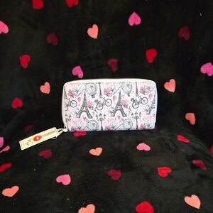 Beautiful Paris Themed Wallet with Eiffel Tower Design